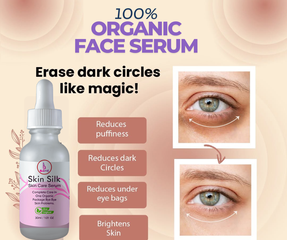 Skin Silk - 100% Organic Face & Underarm Serum  - Skin Care Serum