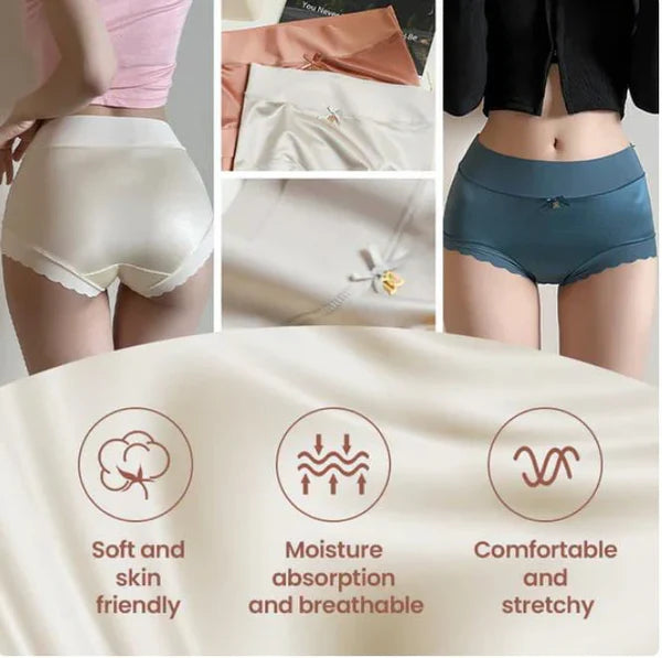 Buy 1 get 2 Free Graphene Cotton Antibacterial Seamless Sexy Underwear